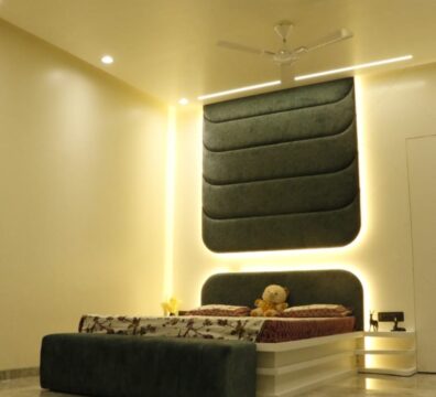 Architect and interior of Home residential project Bedroom designer stylish look