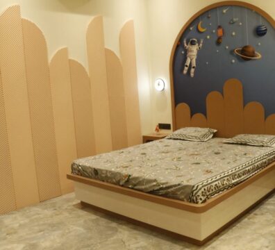 Architect and interior of Home residential project Kids Bedroom designer stylish look